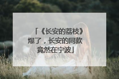 《长安的荔枝》爆了，长安的同款竟然在宁波