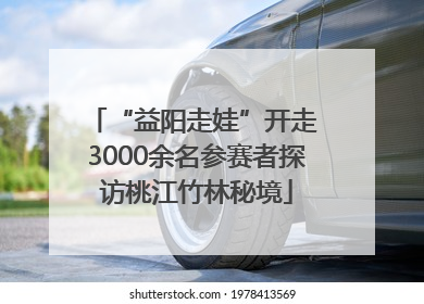 “益阳走娃”开走 3000余名参赛者探访桃江竹林秘境