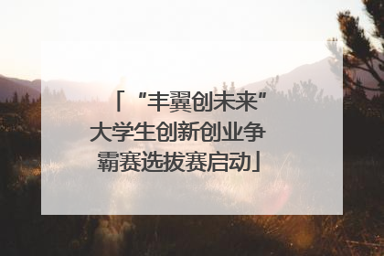 “丰翼创未来”大学生创新创业争霸赛选拔赛启动