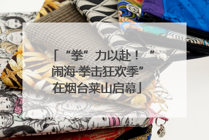 “拳”力以赴！“闹海·拳击狂欢季”在烟台莱山启幕