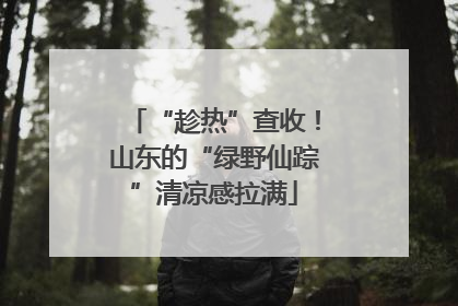 “趁热”查收！山东的“绿野仙踪”清凉感拉满
