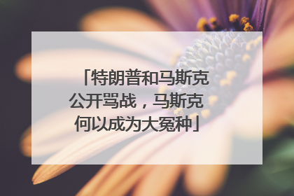 特朗普和马斯克公开骂战，马斯克何以成为大冤种