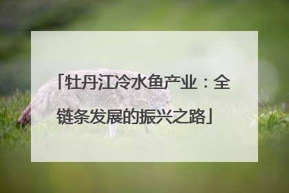 牡丹江冷水鱼产业：全链条发展的振兴之路