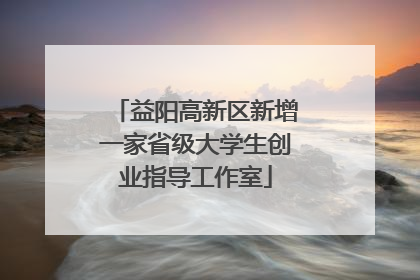 益阳高新区新增一家省级大学生创业指导工作室