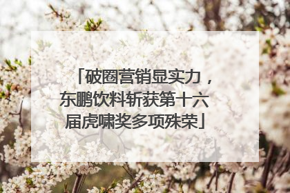 破圈营销显实力，东鹏饮料斩获第十六届虎啸奖多项殊荣