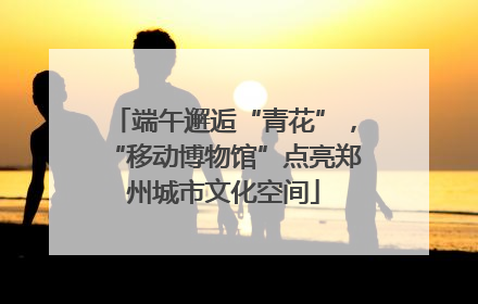 端午邂逅“青花”，“移动博物馆”点亮郑州城市文化空间