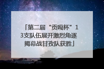 第二届“贡嘎杯”13支队伍展开激烈角逐 揭幕战甘孜队获胜