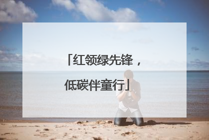 红领绿先锋，低碳伴童行