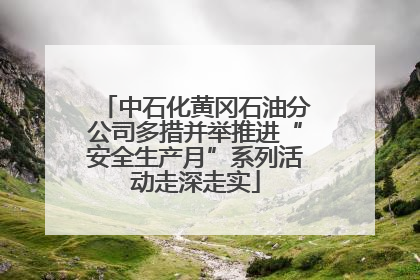 中石化黄冈石油分公司多措并举推进“安全生产月”系列活动走深走实