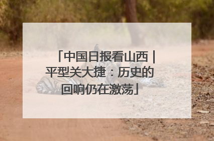 中国日报看山西｜平型关大捷：历史的回响仍在激荡