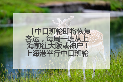 中日班轮即将恢复客运，每周一班从上海前往大阪或神户！上海港举行中日班轮船港联动应急演练