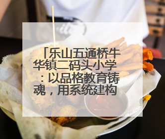 乐山五通桥牛华镇二码头小学：以品格教育铸魂，用系统建构育人