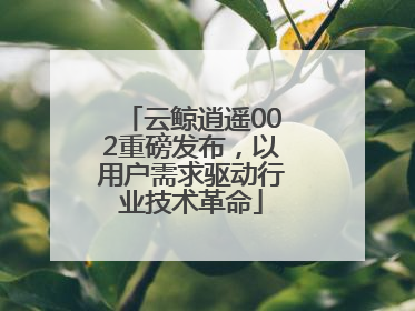 云鲸逍遥002重磅发布，以用户需求驱动行业技术革命