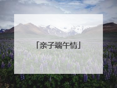 亲子端午情