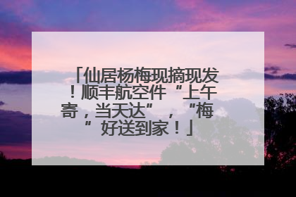 仙居杨梅现摘现发！顺丰航空件“上午寄，当天达”，“梅”好送到家！