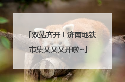 双站齐开！济南地铁市集又又又开啦~
