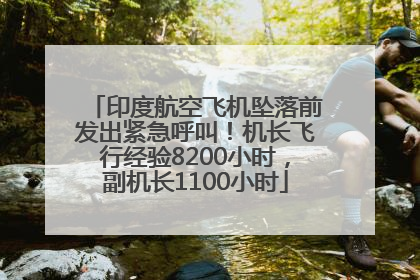印度航空飞机坠落前发出紧急呼叫！机长飞行经验8200小时，副机长1100小时