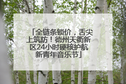 全链条锁价，舌尖上筑防！德州天衢新区24小时硬核护航新青年音乐节