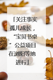 关注事实孤儿成长，“宝贝书桌”公益项目在浏阳等地进行