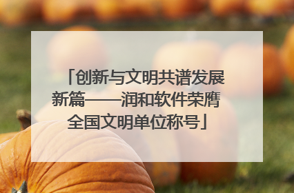 创新与文明共谱发展新篇——润和软件荣膺全国文明单位称号
