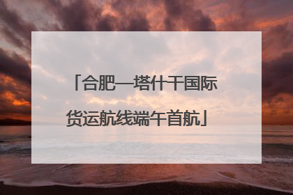 合肥—塔什干国际货运航线端午首航