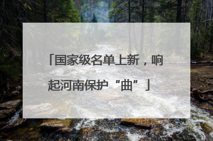 国家级名单上新，响起河南保护“曲”
