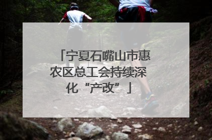 宁夏石嘴山市惠农区总工会持续深化“产改”
