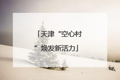 天津“空心村”焕发新活力