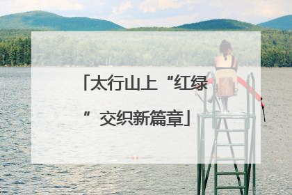 太行山上“红绿”交织新篇章