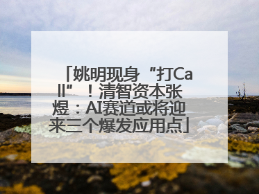 姚明现身“打Call”！清智资本张煜：AI赛道或将迎来三个爆发应用点
