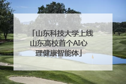 山东科技大学上线山东高校首个AI心理健康智能体