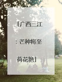 广西三江：芒种将至荷花艳