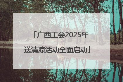 广西工会2025年送清凉活动全面启动