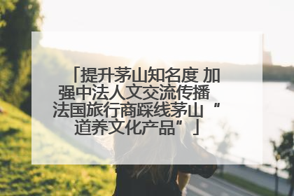 提升茅山知名度 加强中法人文交流传播 法国旅行商踩线茅山“道养文化产品”