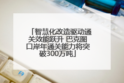 智慧化改造驱动通关效能跃升 巴克图口岸年通关能力将突破300万吨