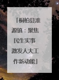 桐柏县淮源镇：聚焦民生实事 激发人大工作新动能