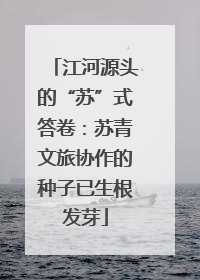 江河源头的“苏”式答卷：苏青文旅协作的种子已生根发芽