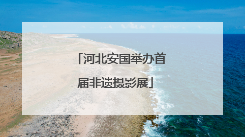 河北安国举办首届非遗摄影展