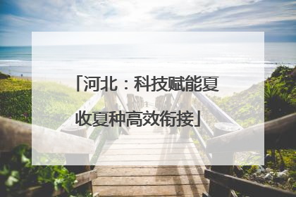 河北：科技赋能夏收夏种高效衔接