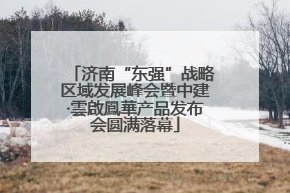 济南“东强”战略区域发展峰会暨中建·雲啟鳳華产品发布会圆满落幕