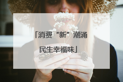 消费“新”潮涌 民生幸福味