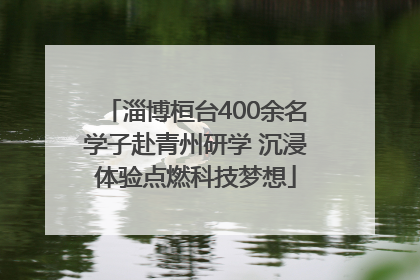 淄博桓台400余名学子赴青州研学 沉浸体验点燃科技梦想
