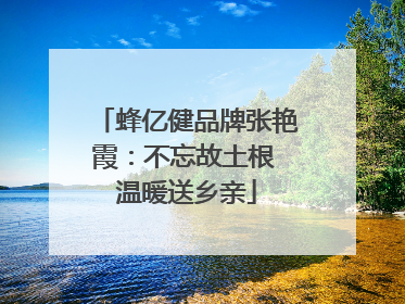 蜂亿健品牌张艳霞：不忘故土根 温暖送乡亲