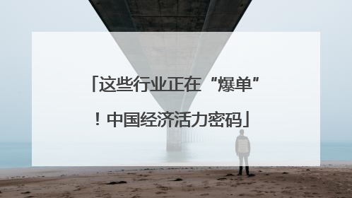 这些行业正在“爆单”！中国经济活力密码