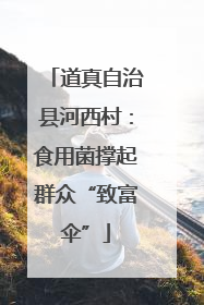 道真自治县河西村：食用菌撑起群众“致富伞”