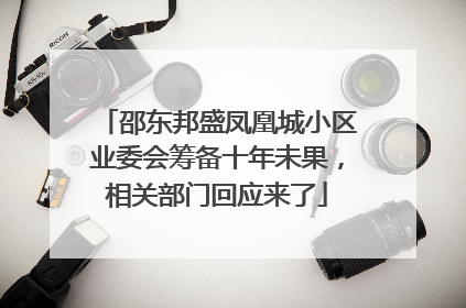 邵东邦盛凤凰城小区业委会筹备十年未果，相关部门回应来了