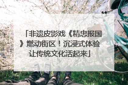 非遗皮影戏《精忠报国》燃动街区！沉浸式体验让传统文化活起来