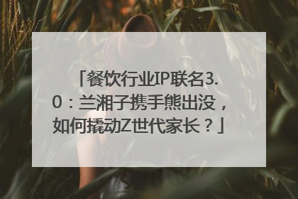 餐饮行业IP联名3.0：兰湘子携手熊出没，如何撬动Z世代家长？
