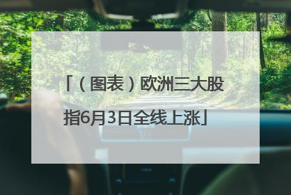 （图表）欧洲三大股指6月3日全线上涨