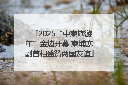 2025“中柬旅游年”金边开幕 柬埔寨副首相盛赞两国友谊